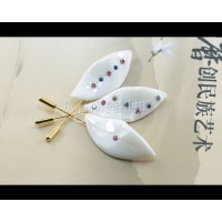 湯斯敦高檔西服晚服胸針 樹葉狀設計胸花